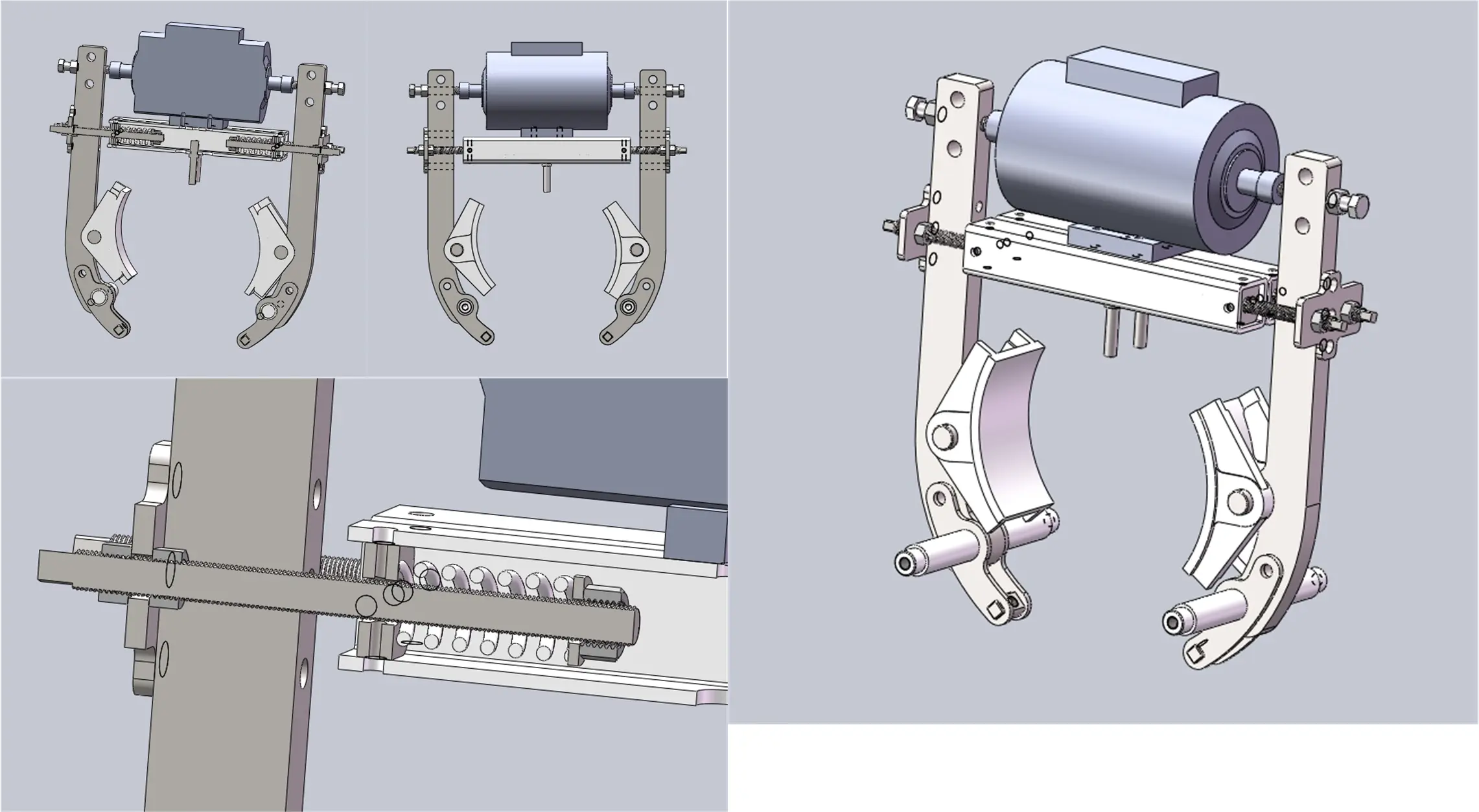 电磁鼓式制动器3D模型预览