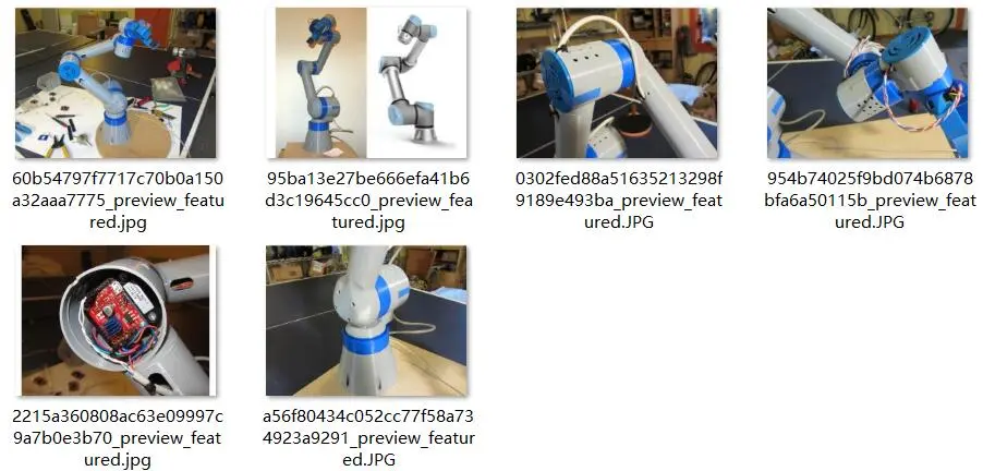 3D打印六轴机械臂实拍图预览
