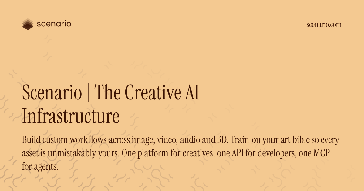 Scenario | The Creative AI Infrastructure 网站预览